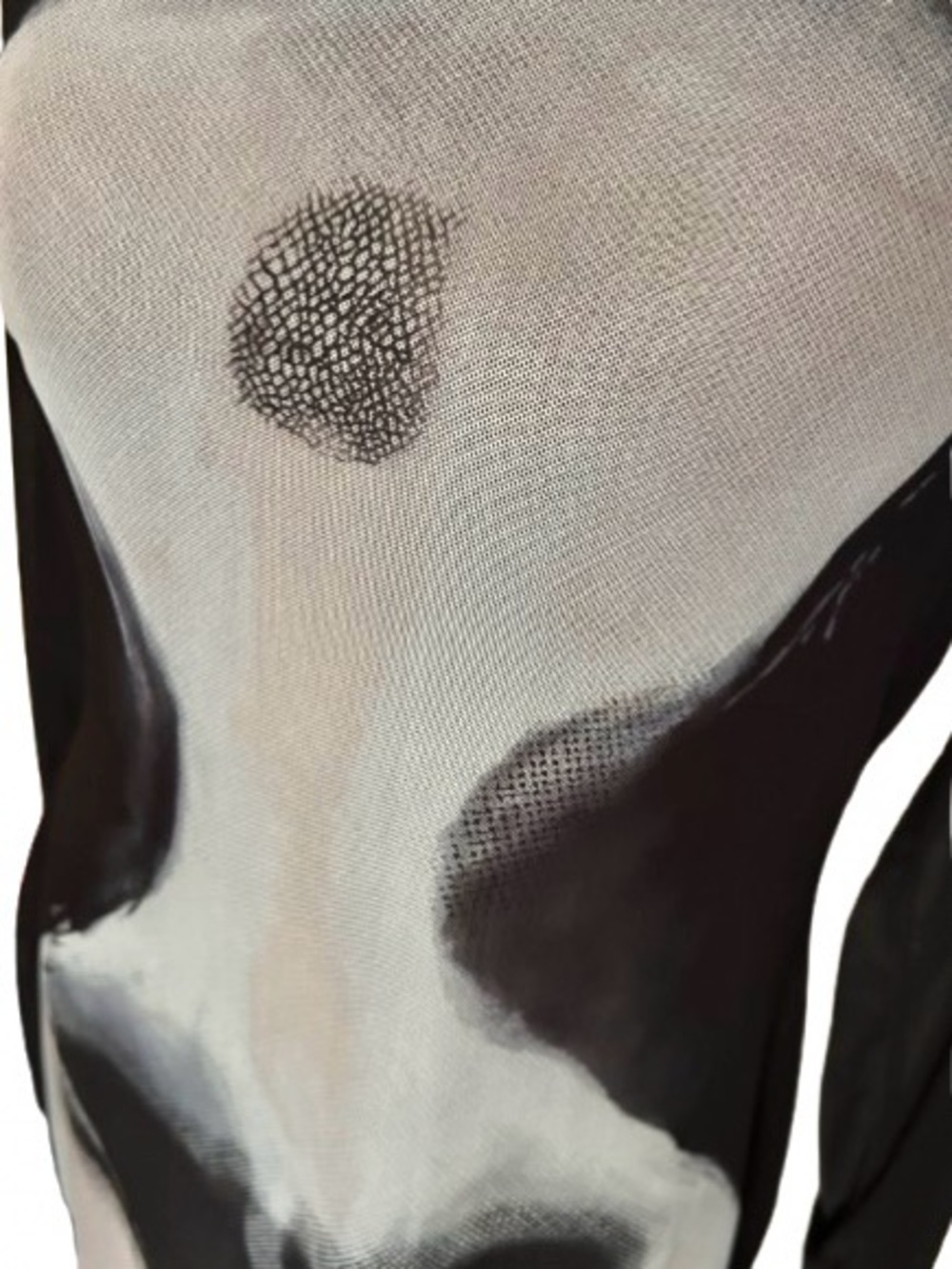 NWT Mesh Sheer JW PEI Dress Size 10 Medium Large Maxi Modern New Black Designer - Picture 7 of 16